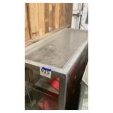 Aluminum and glass 5 foot display case