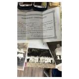 Post cards, pictures, and misc items