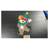 Vintage melted plastic clown