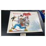 Vintage movie poster from the movie Roadie