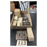 Vintage lot of some old electrical items a lot of