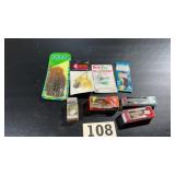 Vintage New old stock of some fishing items lures