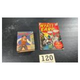 Two Wyatt Earp 1958 items, one is a comic book.
