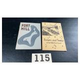 Two old booklets, one of Fort Hill and the others