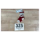Meet old Christmas tag decoration with Santa