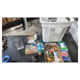 Miscellaneous lot of items closed basket some