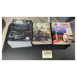 Lionel train catalogs lot