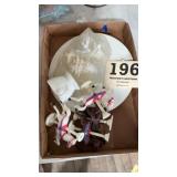 Cake plate and decorations