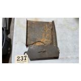 Vintage brass hanging scale