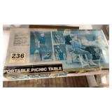 Pro sport portable picnic table still in original