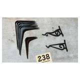 Lot of shelf brackets