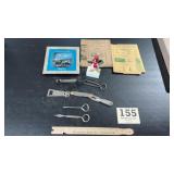 Old advertising items lot