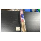 10 new 8ï¿½ x 12ï¿½ stick flags of the American flag