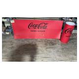 Two Coca-Cola zero sugar advertising banners, 29