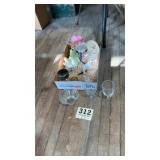 Glass and decoration assortment