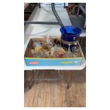 Assorted glassware and more