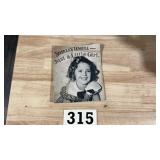 Old Shirley Temple booklet just a little girl