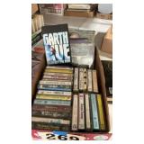 Cassette tapes and cds