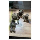 Ducks Unlimited Bear, Turtle, Frog, and Racoon