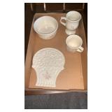 Pfaltzgraf Rose Pattern. Miscellaneous lot with