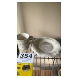 Pfaltzgraft Rose pattern Santa cookie plate, and