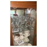 Pfaltzgraf rose pattern. Wine glasses 12.