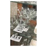 Sherbetï¿½s eight small glass