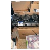 Three set crockpot
