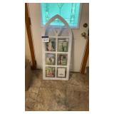 Church window style picture frame
