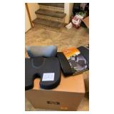 Seat, neck, lumbar cushions