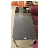 Glass top table