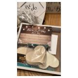 Oh, wedding decor, ring, box, pin holder,