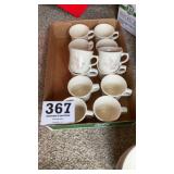 Pfaltzgraft Rose pattern 12 coffee cups