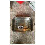 Stainless steel roasting pan
