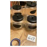 Six piece canister set