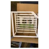 Two-tier, corner shelf, and coat rack