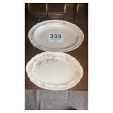 Pfaltzgraf rose pattern. Serving platters