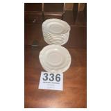 Pfaltzgraf white saucers.  12