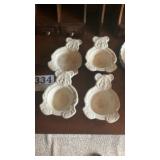 Pfaltzgraf rose pattern. Teddy bear, serving