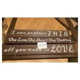 Wedding guest photo frame with inserts