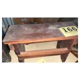 Miniature wooden bench
