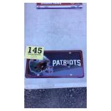 Metal license plate