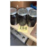 Three ball quart jars