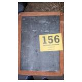 Double sided chalkboard