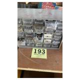 Metal nut bolt caddy full
