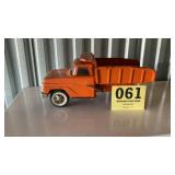 Orange Tonka Dump Truck