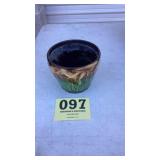 Small glazed planter