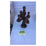 Wooden candelabra