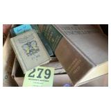 Box lot of  vintage books