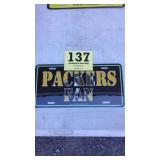 Metal license plate